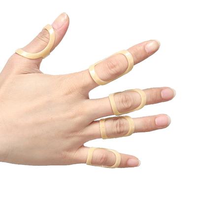 5Pcs Oval Finger Splints Waterproof Plastic Finger Splints Stabiliser for Thumb, Index,Middles, Small or Rings Finger