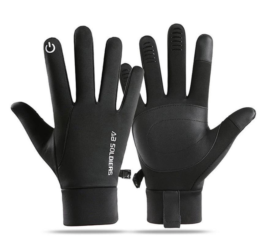 Herren Warme Winddichte und Wasserdichte Touchscreen-Handschuhe für Herbst/Winter Sportarten, Skifahren, Radfahren und Bergsteigen.