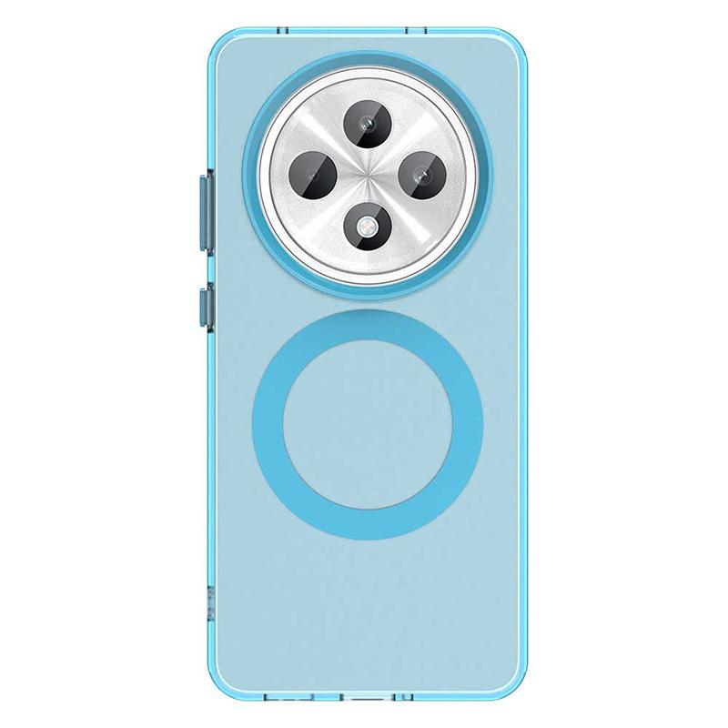 For OPPO Reno 12F Candy Color For Magsafe Wireless Charge Magnetic Case For OPPO Reno 12F Shockproof Soft Cover Funda