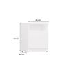 Nightstand Galax 30 1D White