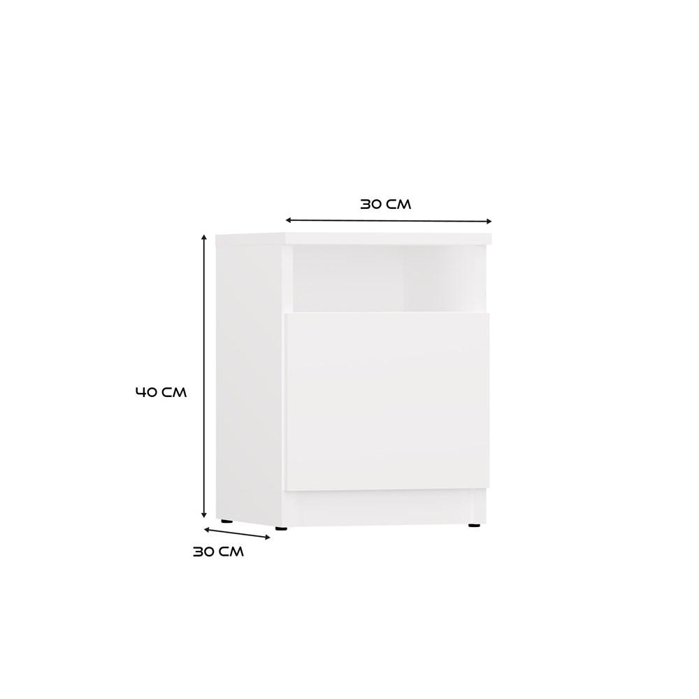 Nightstand Galax 30 1D White