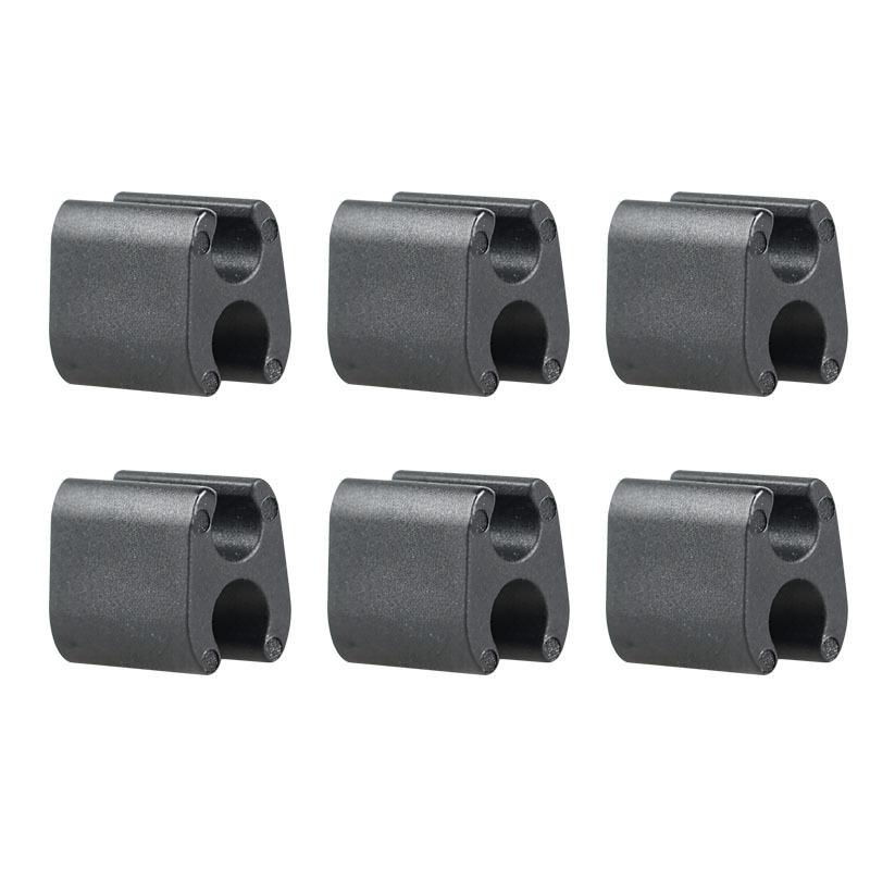 

6 шт. Устройство для фиксации и организации складного велосипеда Нейлоновый Открывающийся U-образный Зажим для управления тросом переключения Перекидки Велосипедные Аксессуары