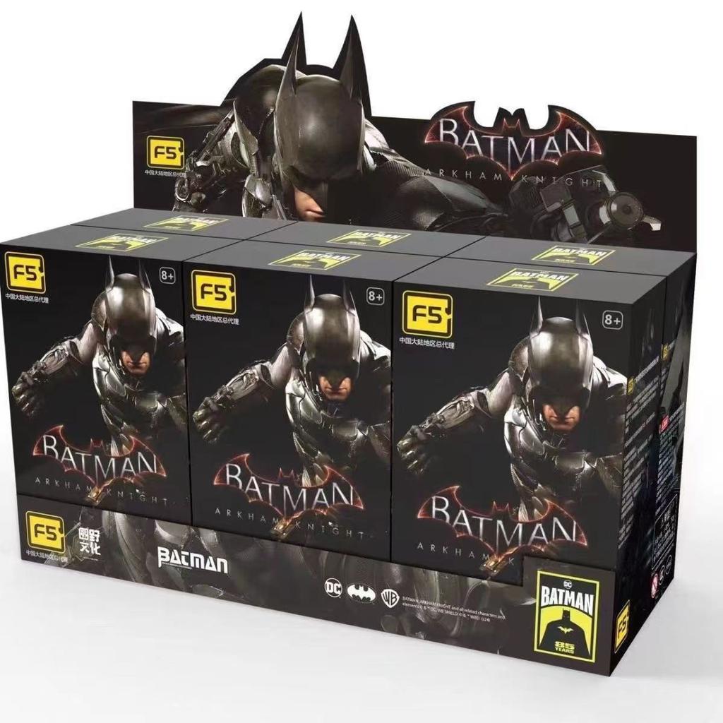 Hot F5 Roundd Culture Batman Series Model Doll Arkham Knight Deathstroke Red Hood Desktop Model Playthings Doll Festival Present
