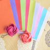100pcs Origami Paper Kawasaki Rose Handmade DIY Material Decorative Paper Scrapbooking Paper