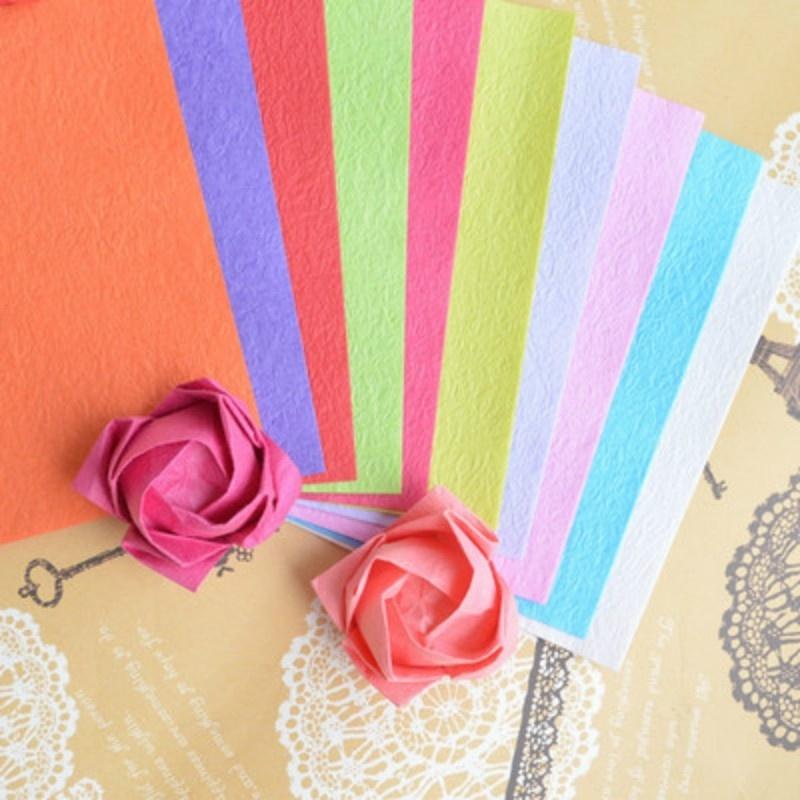 100pcs Origami Paper Kawasaki Rose Handmade DIY Material Decorative Paper Scrapbooking Paper