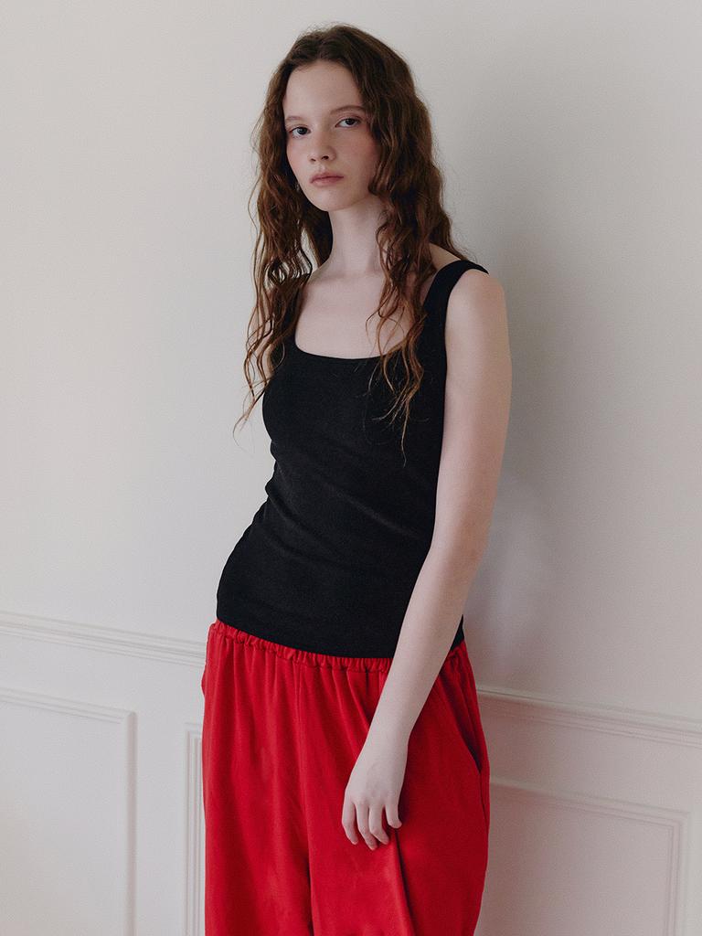 Tieseueichi Square Neck Warm Bra Top 2 Colors
