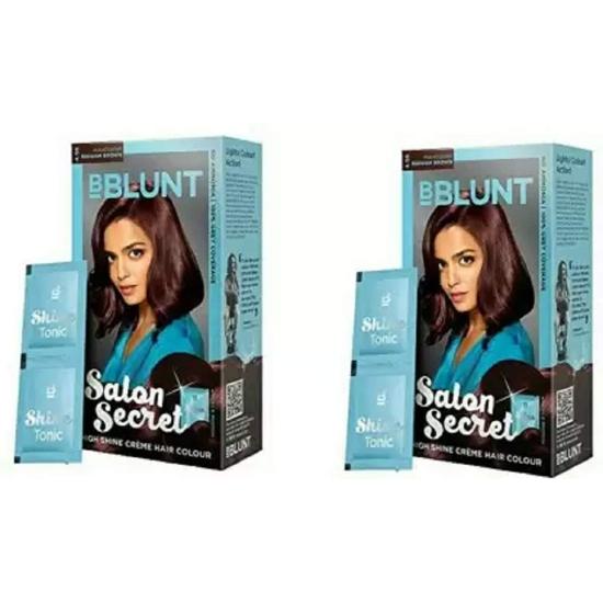 

BBLUNT Hair Color Reddish Brown , Mahogany Reddish Brown Hair Color, 1 Count