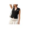 New FILA ORIGINALE Vest Women's Jet Black F51W529406F-BK