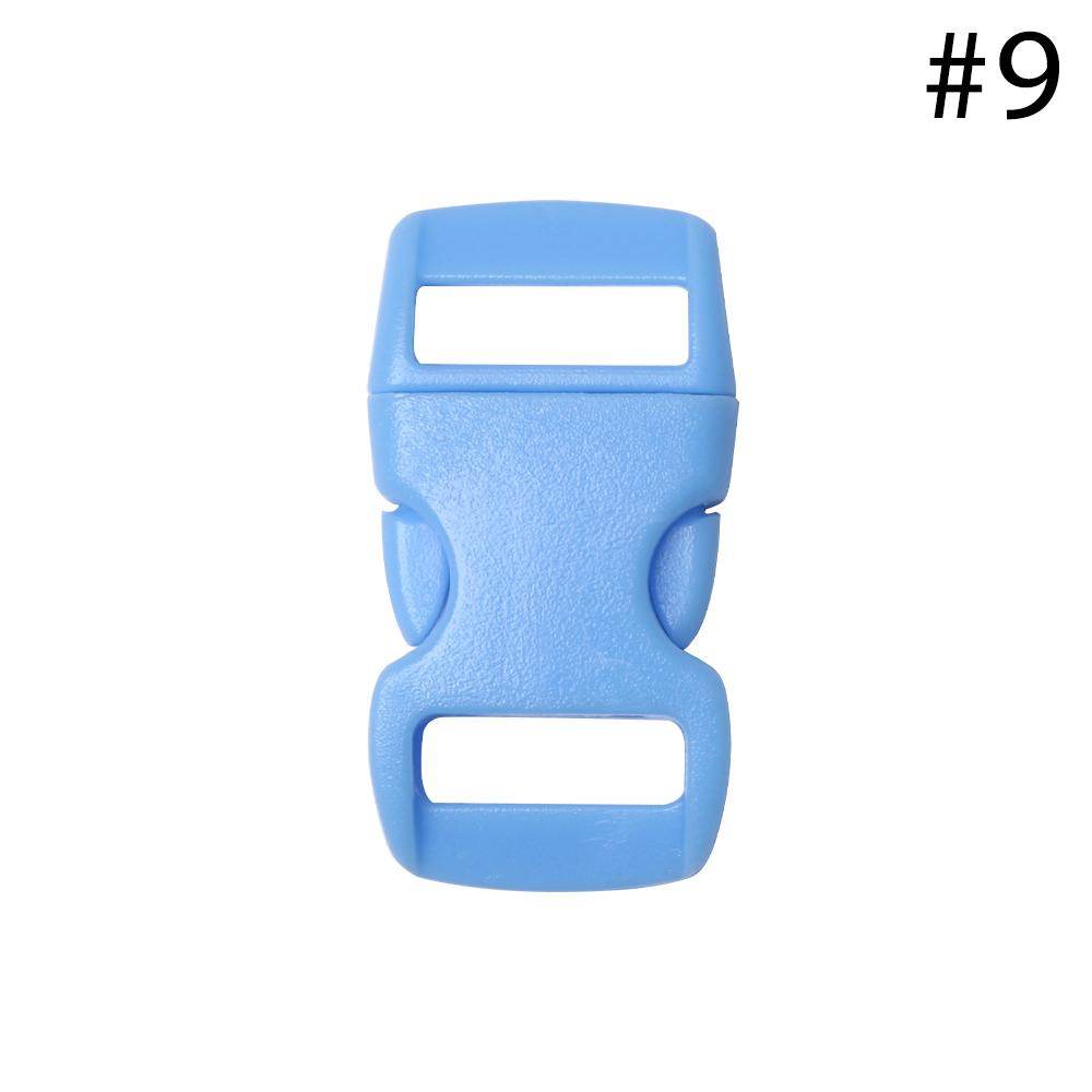 Kunststoff 3/8" 10mm Paracord Armband Zubehör Gurtband Outdoor Werkzeug Hundehalsband Riemen Camp Tasche Teile Seitenverschluss