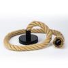 Rustic Hemp Rope Double-Head Chandelier