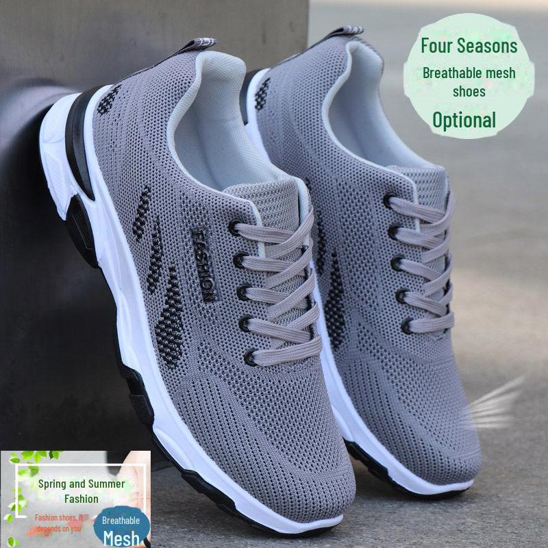 Men's Breathable Spring & Autumn Casual Sport Shoes: Versatile Woven Collection
