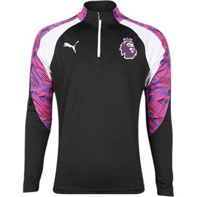 Mens Training Sports Series Black Fashion Half-Zip Stand Collar Sweatshirt Men Sweatshirt 660382-01