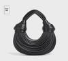 Women's Gold Hand-Woven Cloud Crossbody Bag