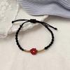 I Will Send You A Small Red Flower Jackson Yee Handwoven Hand Rope Women'S Niche Versatile Ethnic Style Jewelry.