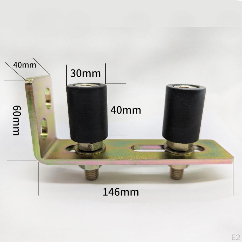 Sliding Rolling Gate Assembly Support with L Post Bracket for Garden Fence Versatile Universal Fit