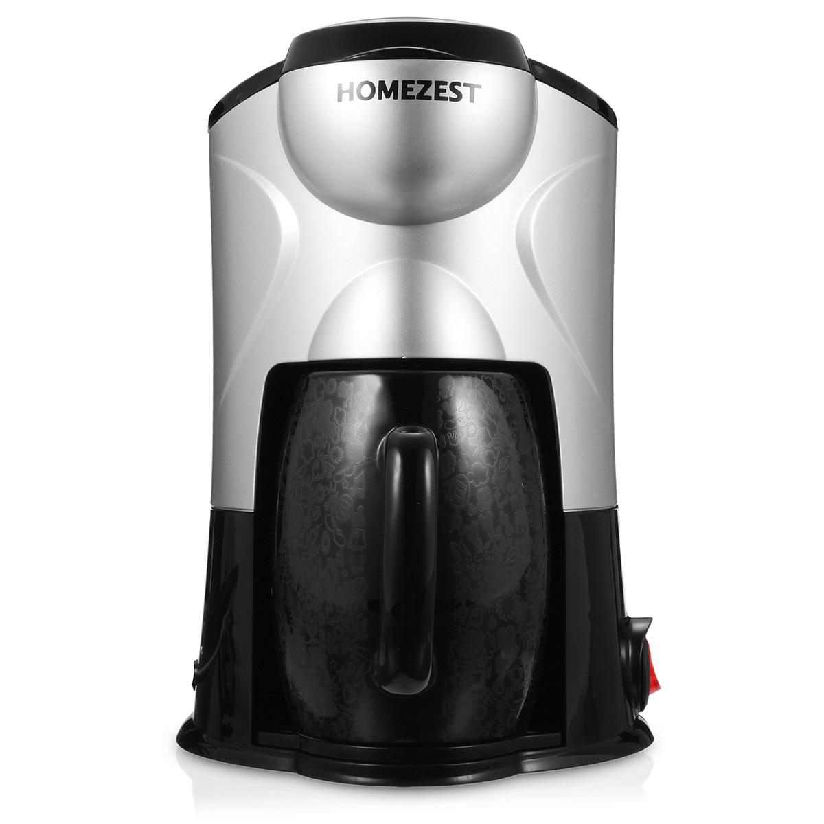 Mini Coffee Machine Semiautomatic Espresso Drip 5 Cups Coffee Maker