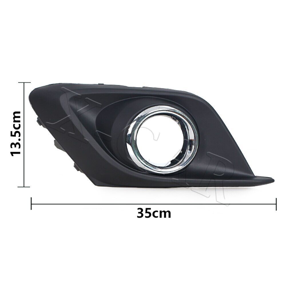 1Pair New Fog Light Grille Cover For Mazda 3 Axela 2014-2016