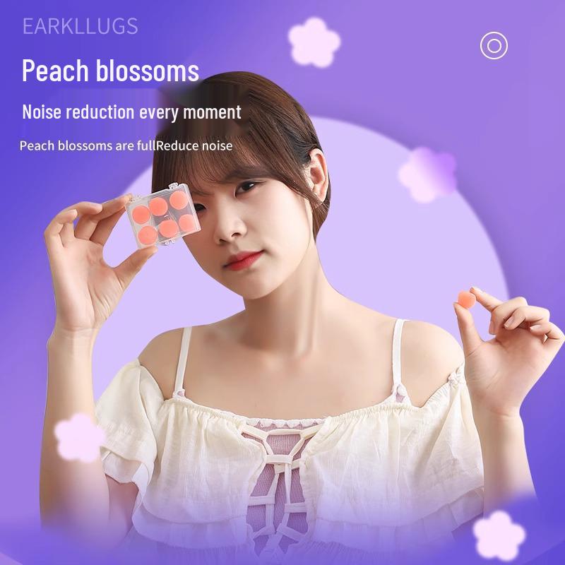 Bouchons d'oreille insonorisants en silicone pour dormir - Réduction du bruit et protection anti-bruit