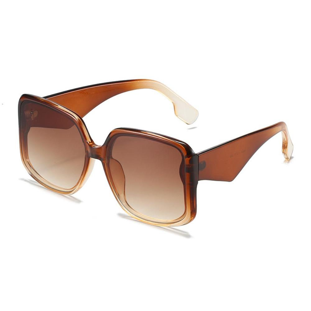 PC Sunglasses Goggles Gradient Lenses Block Glare Big Frames Shades UV400 Clear View UV Protection Sun Glasses Sun Protection