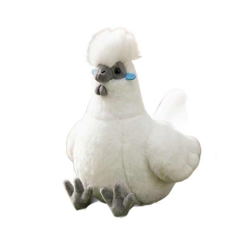 Plush Chicken Toy With Polyester Fiber Fill For Kids And Adults