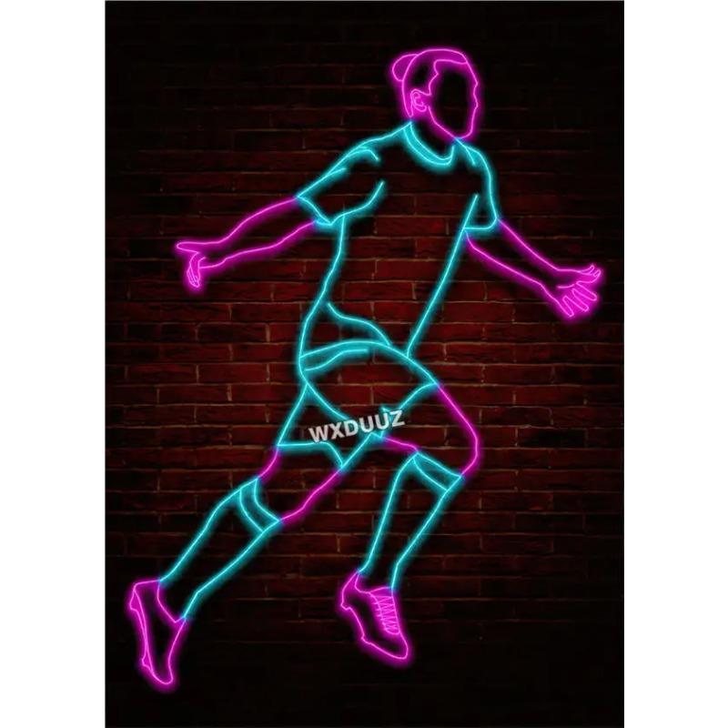 Abstract Basketball Wall Player Posters Competitive Sportsman Canvas Painting Figure Football Picture Prints Boys Room Decor