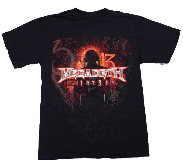Vic Head Grid Megadeth Band TShirt Cotton Graphic Tee Unisex Unisex Summer Streetwear