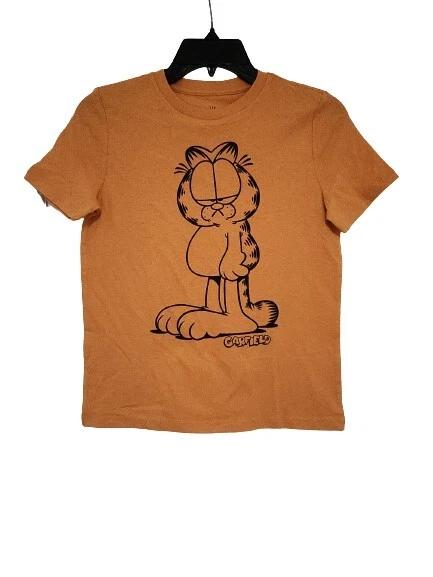 

New Garfield the Cat Chill Pose Kids Size Medium Funny Cartoon Lasagna Tee 130