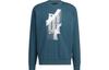Wuji Series Sweatshirts Men's Midnight Gray Crew Neck Moderate Regular IA8184