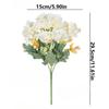 Beautiful 30CM Artificial Rose Flower Silk Peony Colorful Silk Hydrangea DIY Simulated Flowers Wedding Arrangements