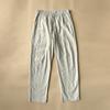 Mens Vintage Linen Casual Pants With Drawstring Waist For Summer Daily Wear