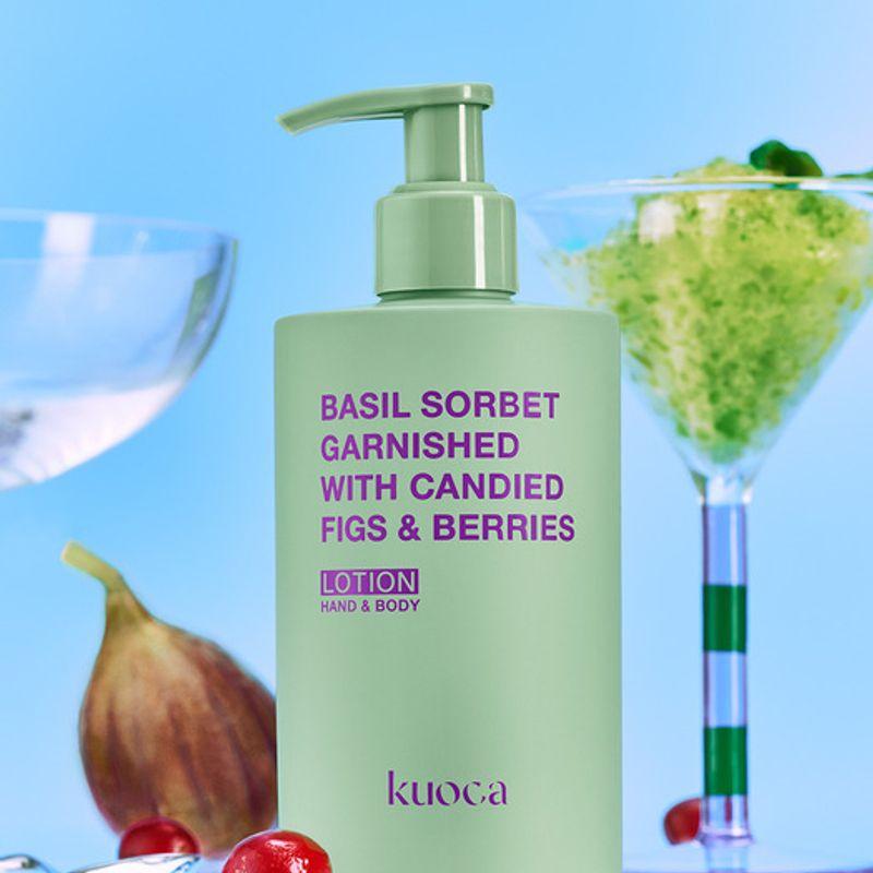 Kuoca Basil Sorbet Hand & Body Lotion 300ml Basil Sorbet Hand & Body Lotion 300ml