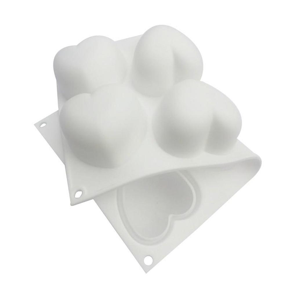 Formy silikonowe foremka do ciasta musowego 8 otworów serca ciasta mus francuski deser formy narzędzia do pieczenia ciasta