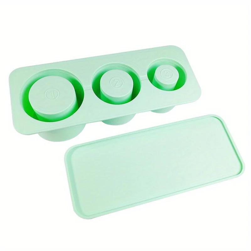 Food Grade Easy-to-release Silicone Tray with Lid Special Outdoor Glass Large Capacity Ice Cube Mold for Family Party Drinks