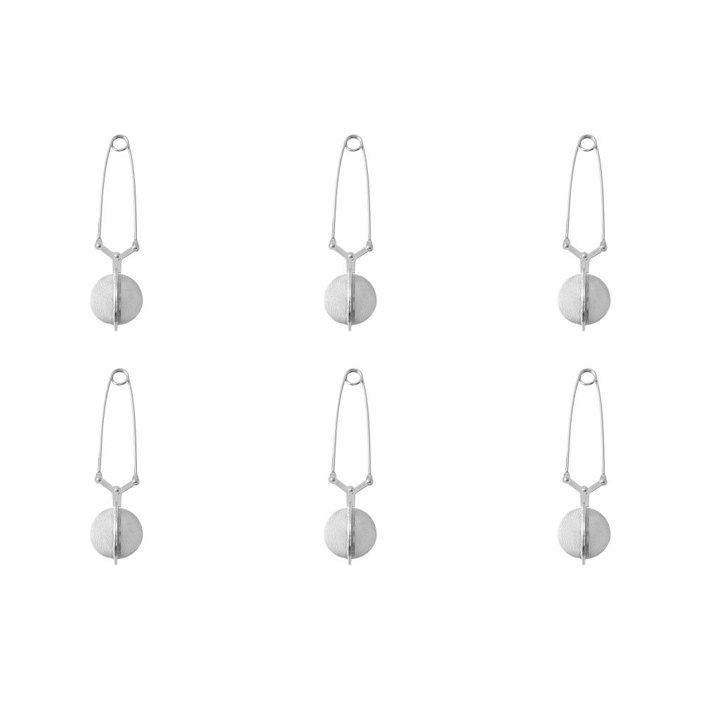 

Фильтр для листового чая из нержавеющей стали с ручкой-шариком для чашки и чайника