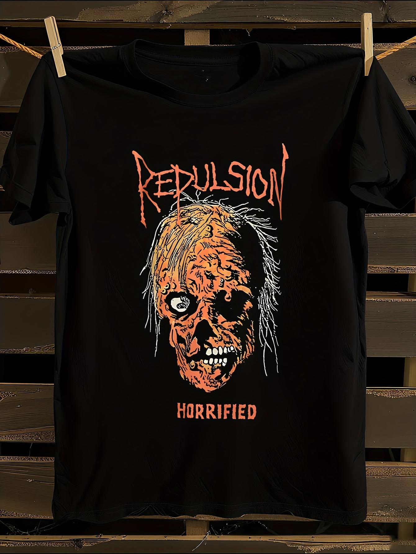 Repulsion Horror Metal Grindcore Graphic Tshirt S