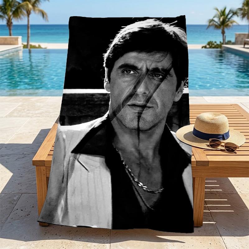 Al Pacino Stylish Digital Printing Beach Towel Quick Drying Absorbent Blanket For Beach Pool Gym Travel Christmas Gift C921175