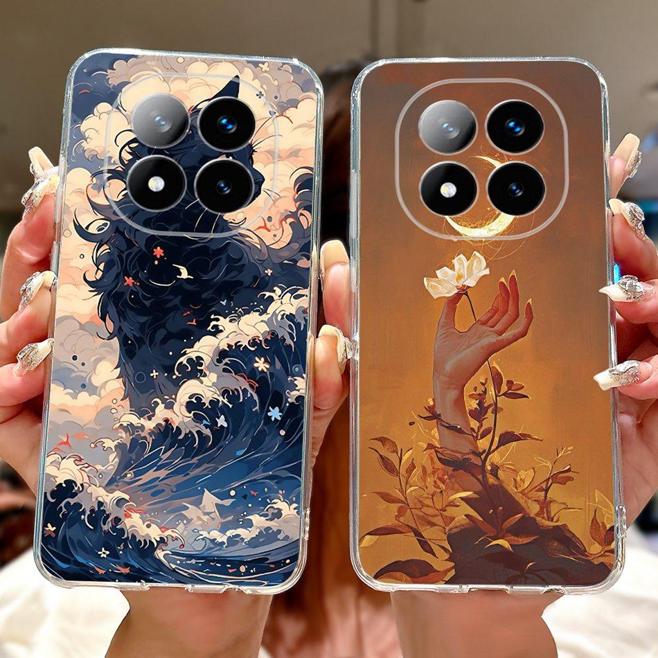 For Xiaomi Redmi Note 14 Pro+ Cool Dragon Tiger Painted Phone Case For Redmi Note14 Pro Plus 5G Soft Silicone TPU Cases