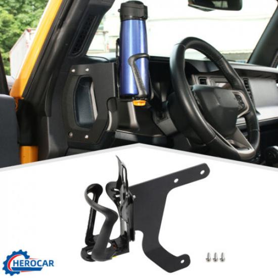 A Pillar Handle Water Cup Mount Rack Bracket Holder for Bronco +Left Side