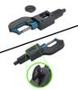 Beslands Digital Thickness Electronic LCD Japanese Instruction Manual Included Micrometer, Gauge, 0-25mm, Microgauge, 0.001mm, Display,
