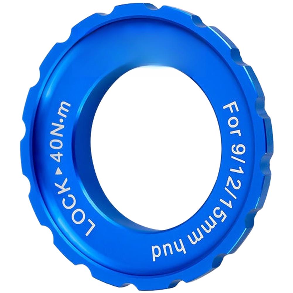 Aluminum Alloy Center Lock Disc Brake Adapter for 6 Bolt Hub with CNC Precision Outer-Blue