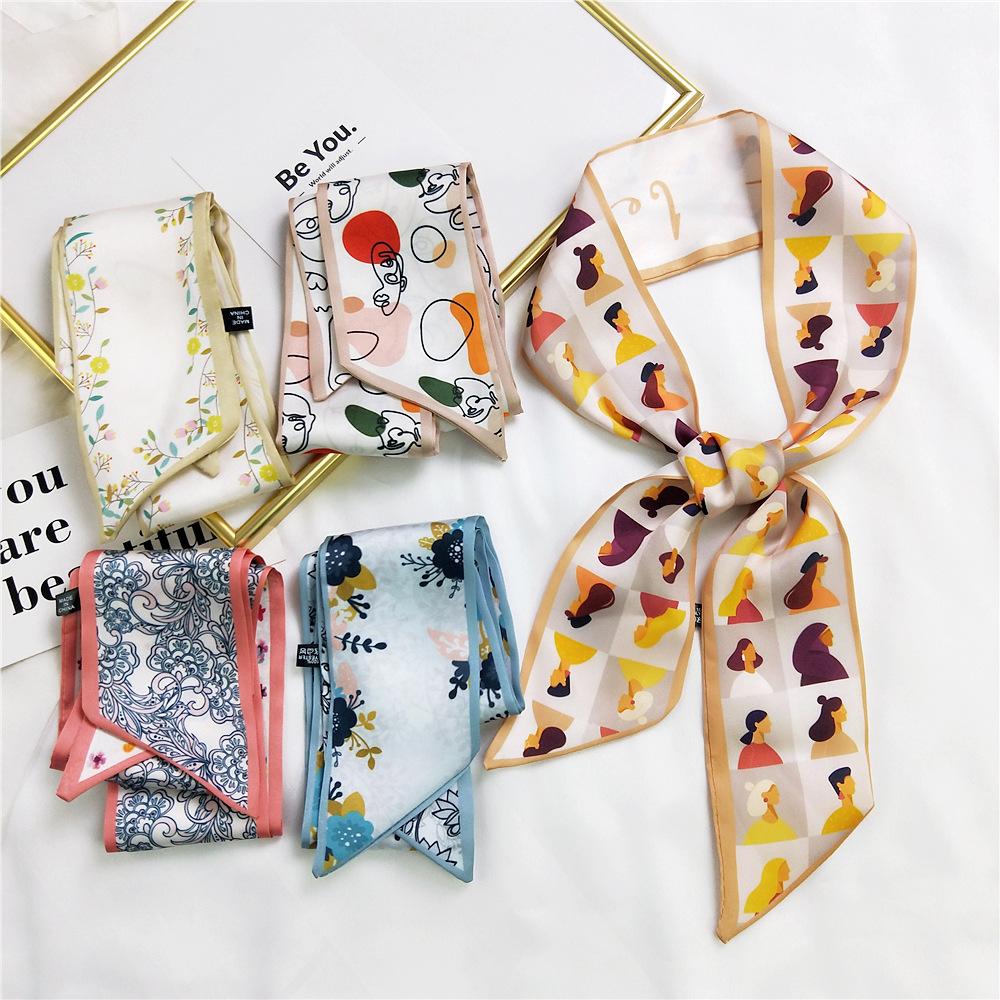 Neue Schals Seidenschals Damen Frühlings- und Herbstsaison Lange dekorative professionelle Schals Sommer Dünne Stile gepaart mit stilvollen Hemden