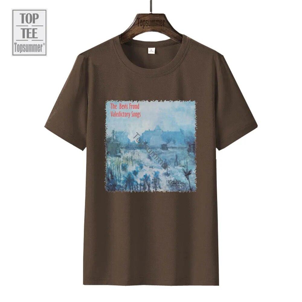 Valedictory Songs Album T-Shirt The Bevis Frond Tour T Shirt Unisex Rock Band Black Tshirts Women Graphic Print Top