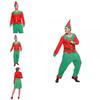 Christmas Elf Cosplay Costume Couple Outfits High Quality Polyester S/m/l