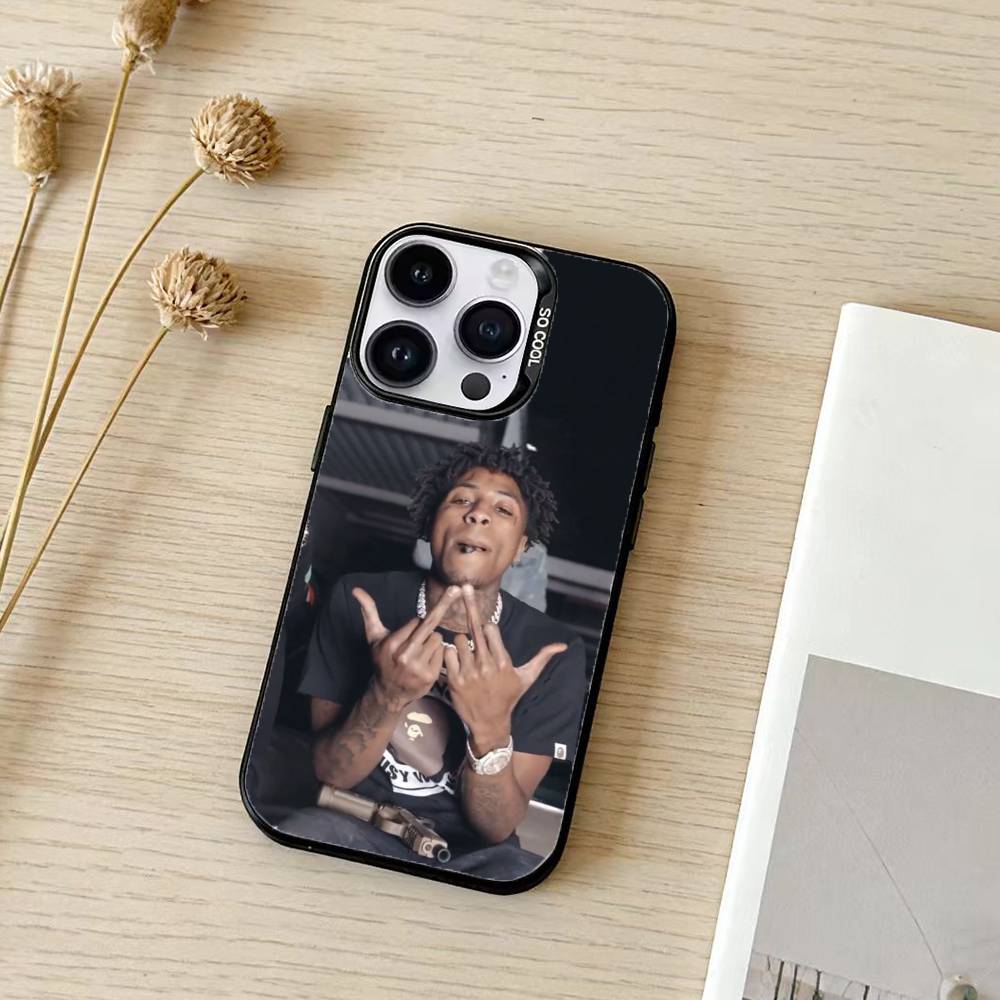 Rapper YoungBoy Never Broke Again Phone Case For iPhone 17,16,15,14,13,12,11,Pro Max,Plus Candy Silver Cover