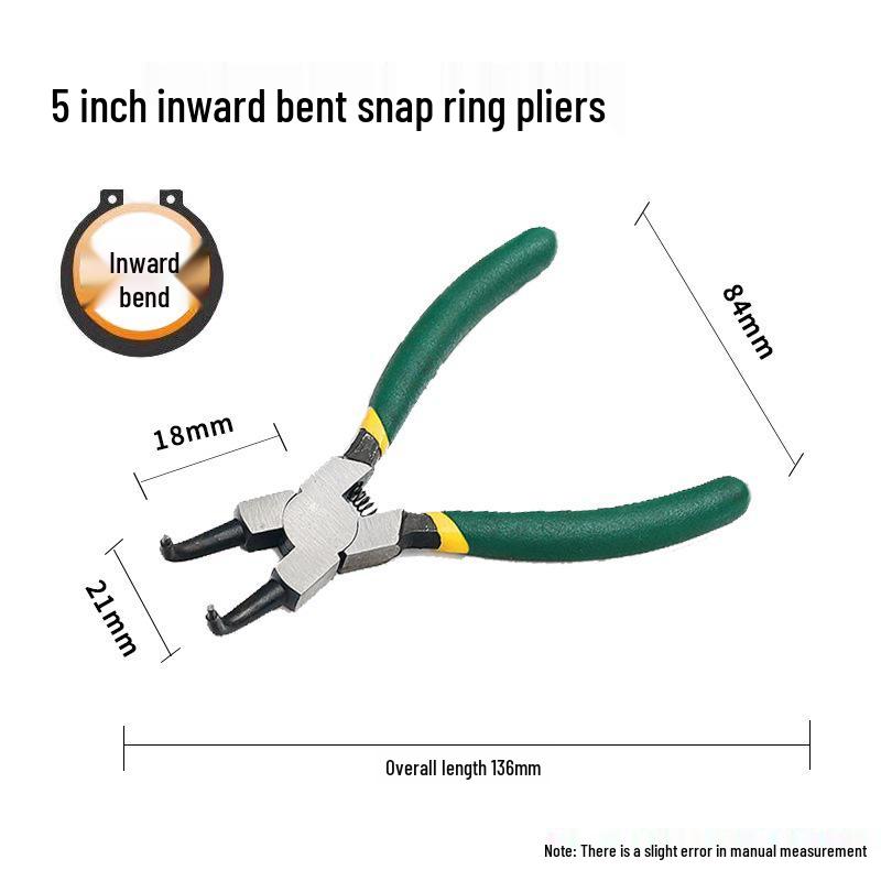 Industrial-Grade Multifunctional Snap Ring Pliers Set for Internal & External Use