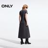 Only Women's Faux Two-Piece Color Block U-Neck Maxi Dress
