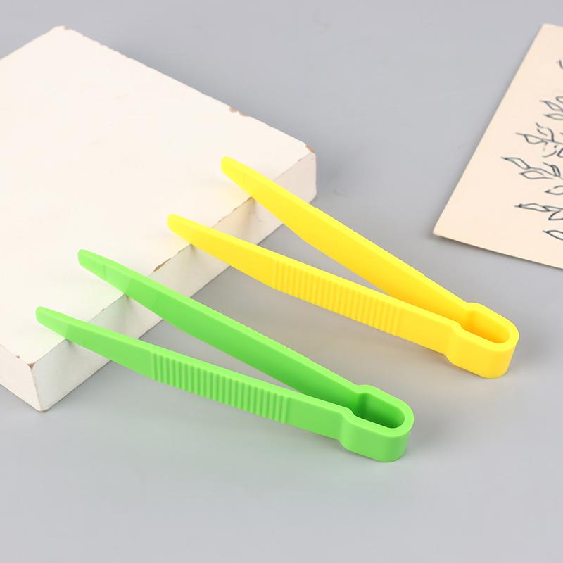 5ks barevných plastových pinzet, dětské ploché pinzety pro batolata, jemné motorické učební hračky, hračky pro rané vzdělávání