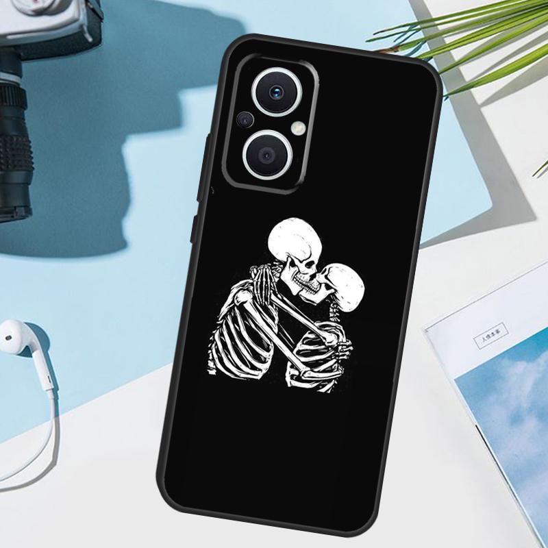 Skeleton Art Cover For OPPO Reno 13 F 10 11 12 14 Pro 11F 12F 14F 7 8 Lite OPPO Find X9 X8 X5 X6 Pro Case