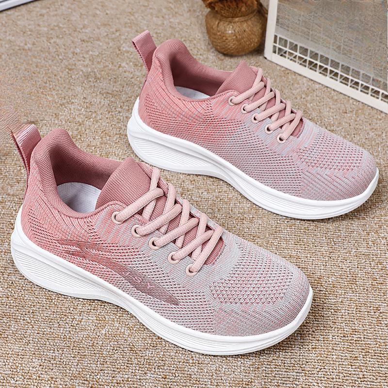 Women's Casual Soft-soled Sports Shoes Breathable Single Shoes Running Shoes