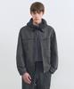 Insilence Garment-Dyed Mechanic Jacket Charcoal